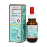Vitatree Kids Vitamin D3 & K2 Liquid 20mL